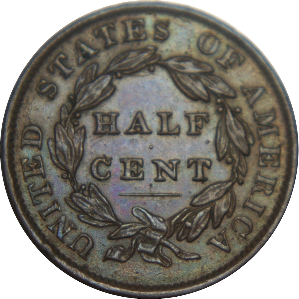 1833-1/2c-Classic-Head-Half-Cent-#6
